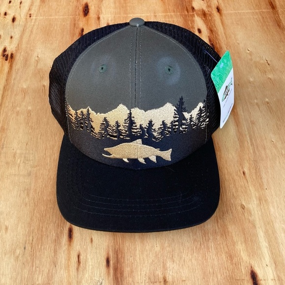 REPYOURWATER DARK WATER COLOR 5-PANEL HAT NWT ADJUSTABLE SNAPBACK - Picture 1 of 4